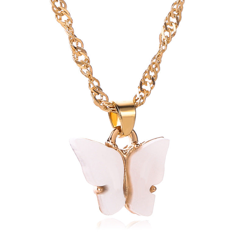 Adopt a Butterfly Gold Necklace